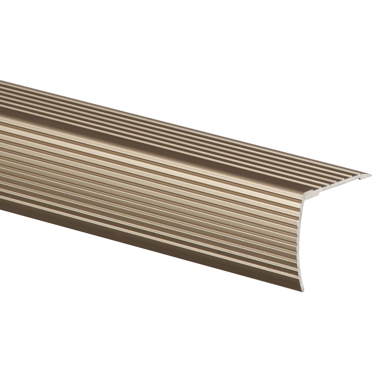 Item 261377, EZ self-stick stair edging covers and protects edges of tiled or carpeted 