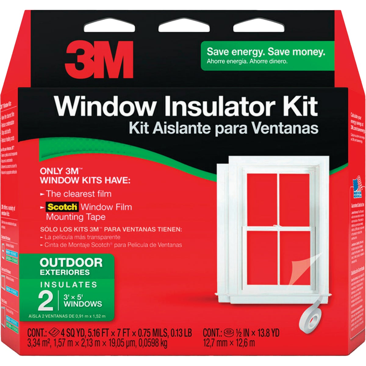 Item 264180, The 3M Outdoor Window Insulator Kit, will help protect your home from the 