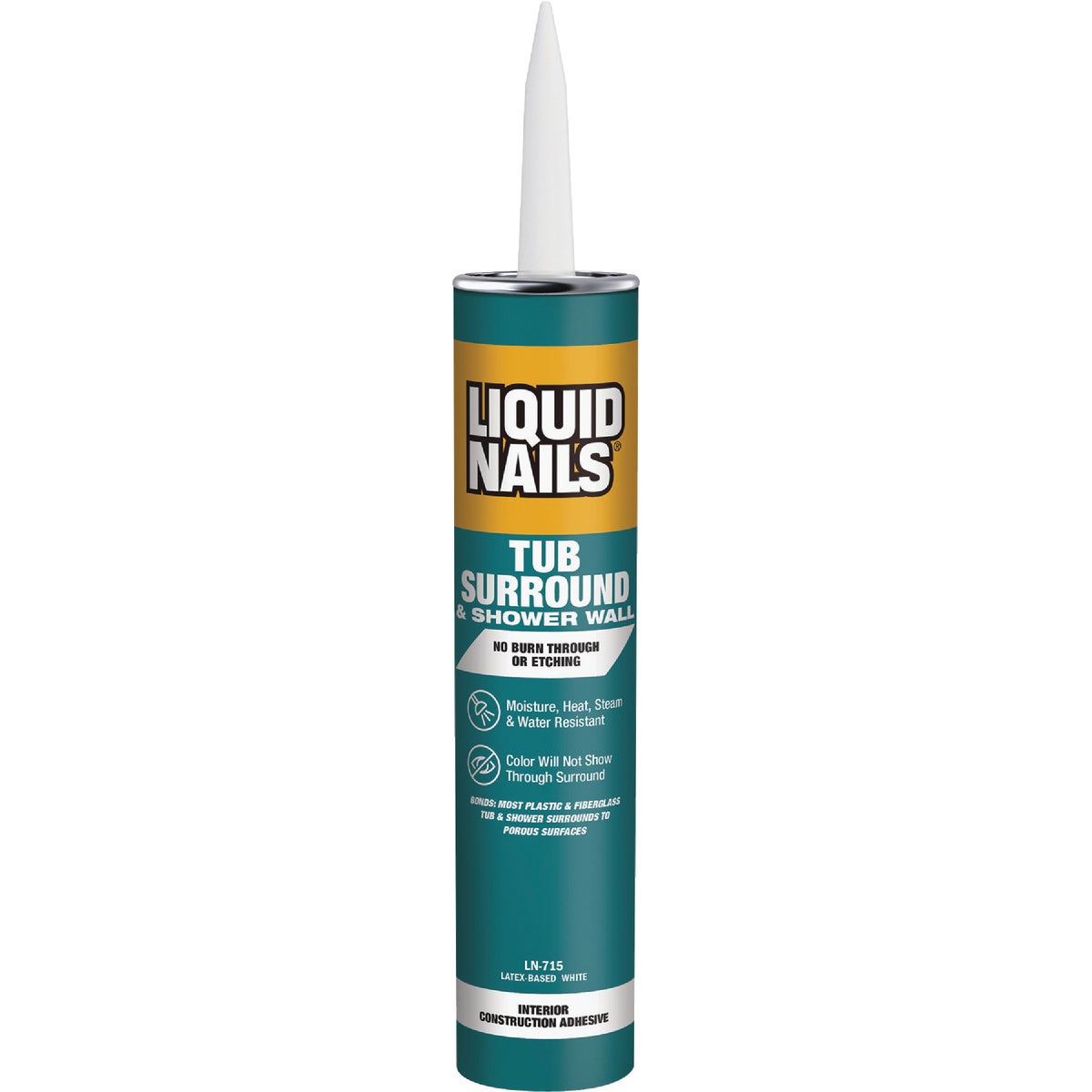 Item 266256, A durable water-based VOC adhesive that provides a water-resistant bond 