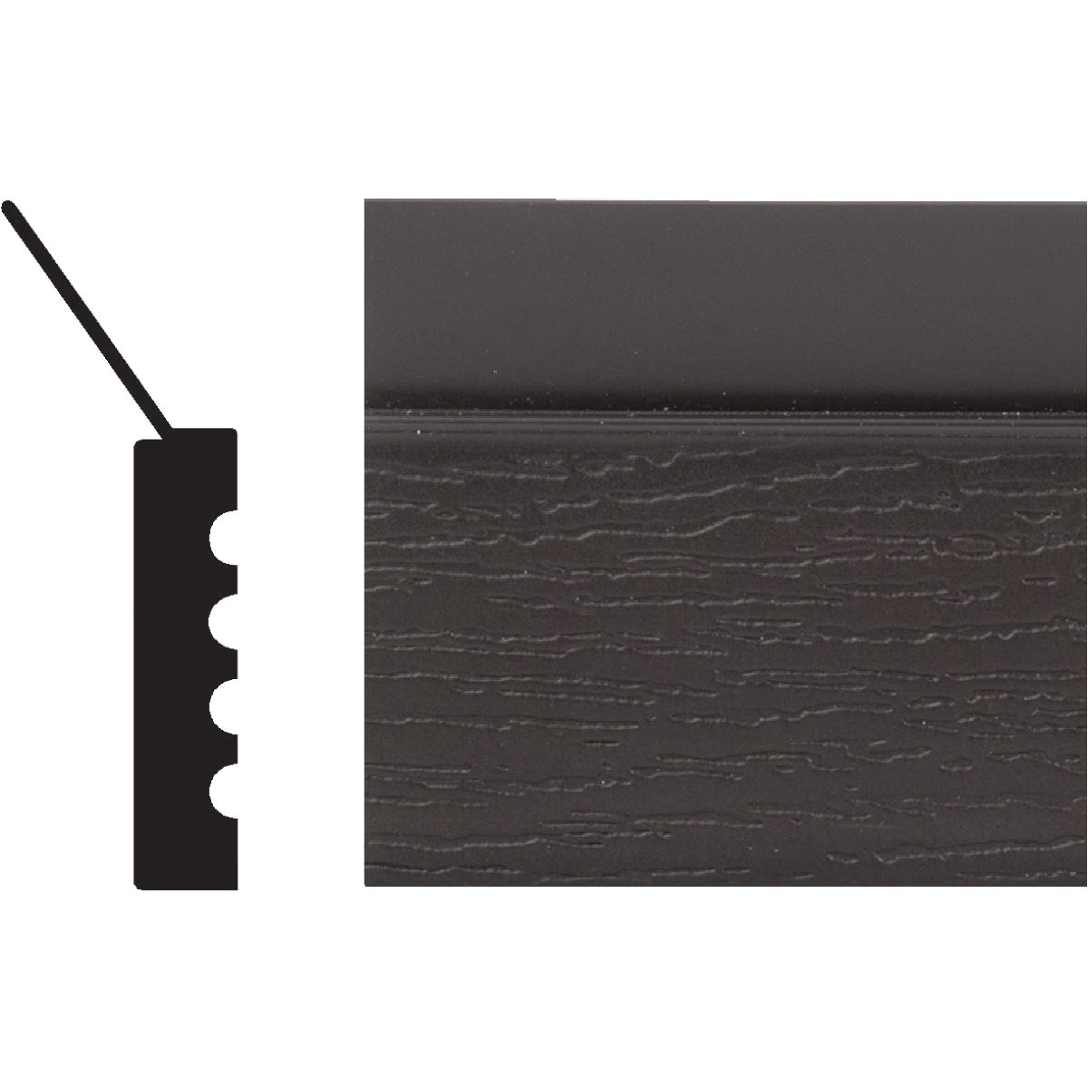Item 267228, 100% cellular PVC (polyvinyl chloride) garage door stop.
