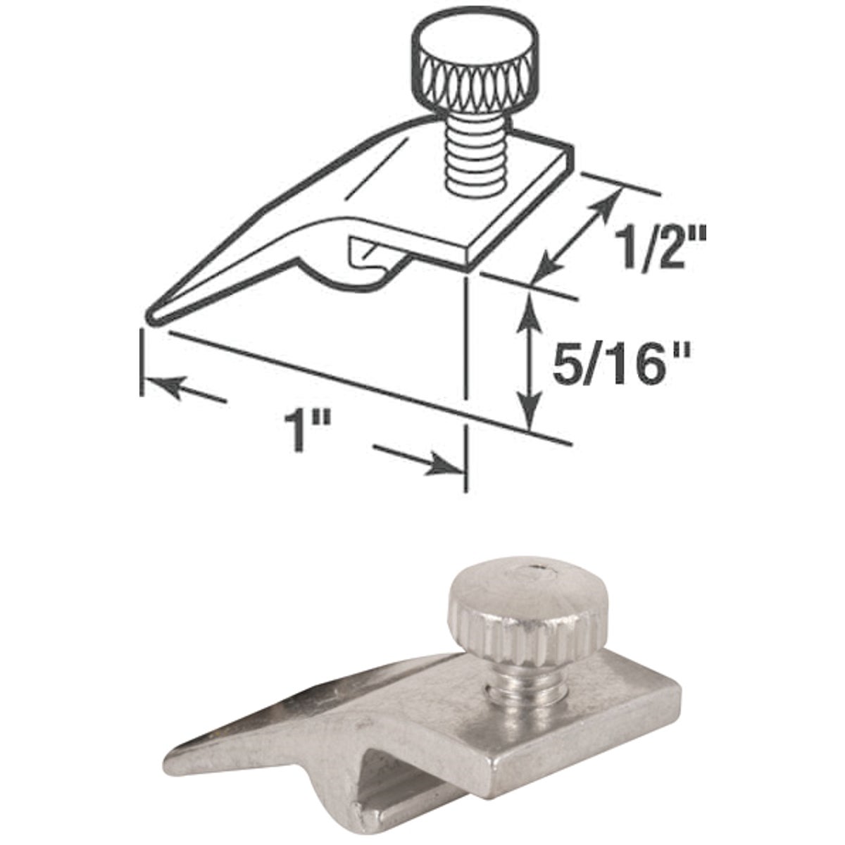 Item 267376, These are extruded aluminum clips used to attach storm windows or screen 