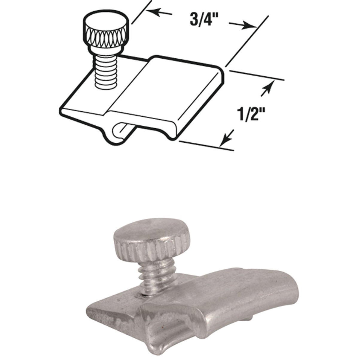 Item 268046, These are extruded aluminum clips used to attach storm windows or screen 