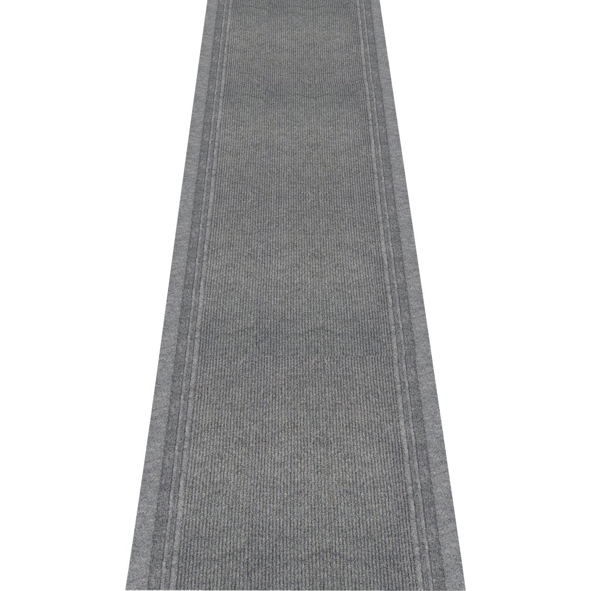 Item 278963, 100% polypropylene ribbed runner with bordered pattern.