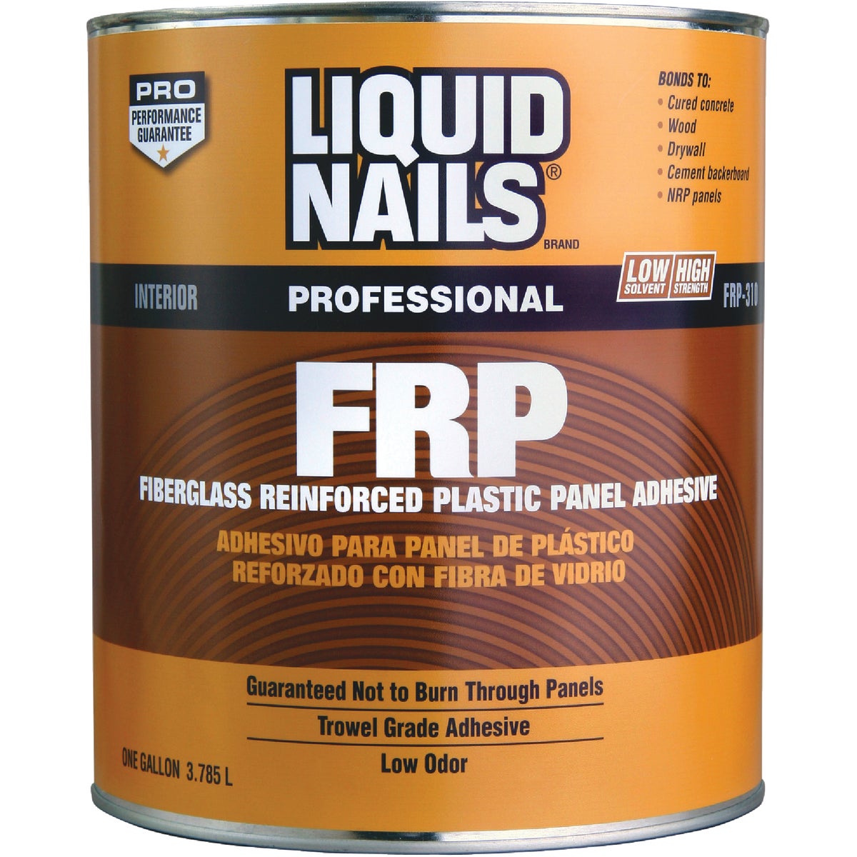 Item 281530, Latex based, VOC, Trowel-grade, FRP (fiberglass reinforced plastic panel) 