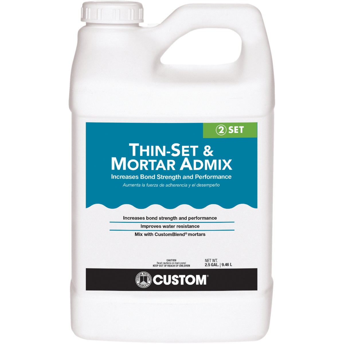 Item 285706, Acrylic mortar and grout additive.