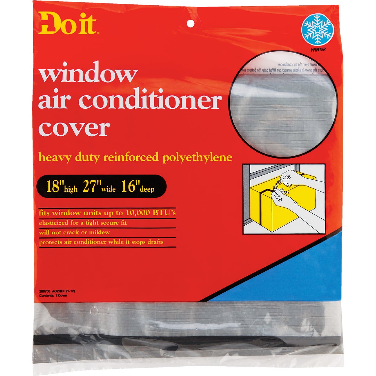Item 288756, Window air conditioner cover designed to help protect your air conditioning