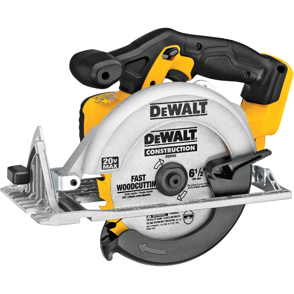 Item 300035, Make demanding cuts with ease using the 20V MAX 6-1/2 in. Circular Saw.