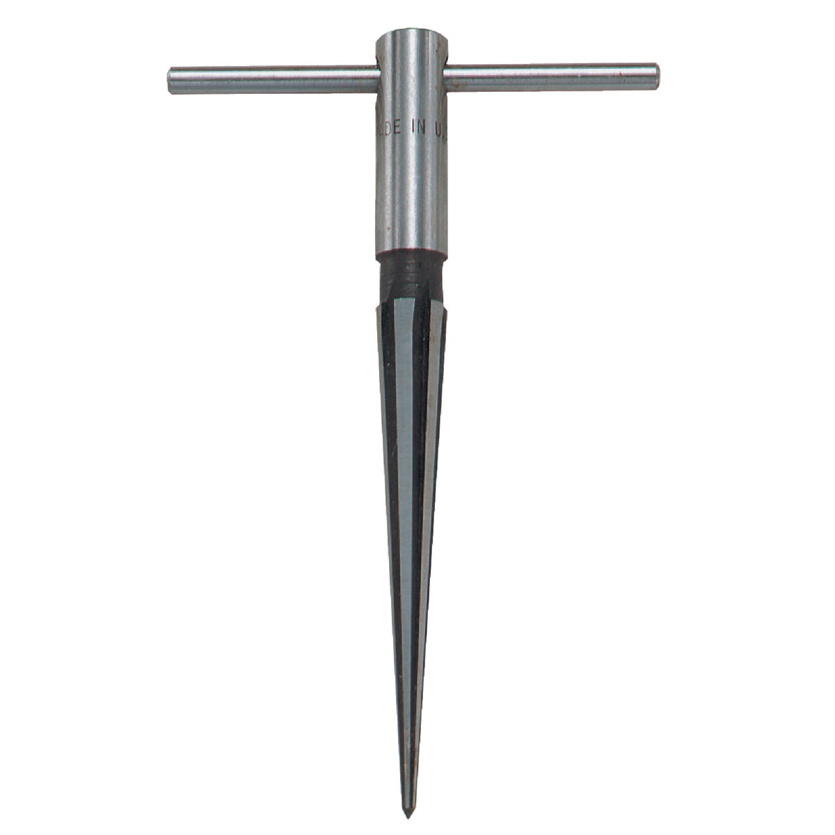 Item 300314, The #130 T-handle Reamer is ideal for removing burrs from cut pipe, tubing 