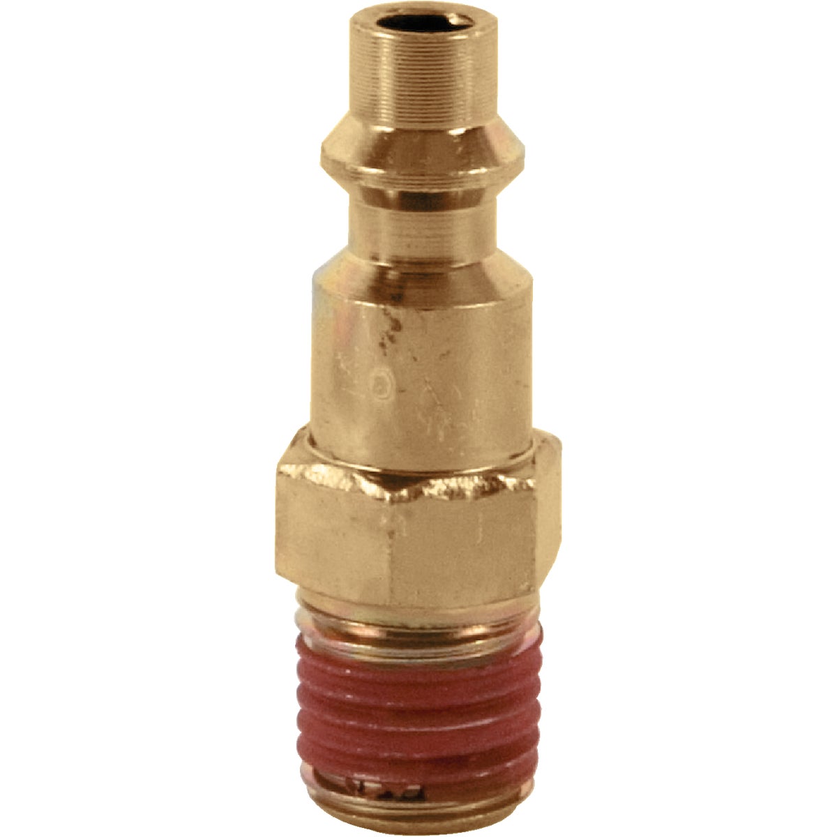Item 300332, 1/4" NPT (National Pipe Thread) Male thread plug for air compressor and air