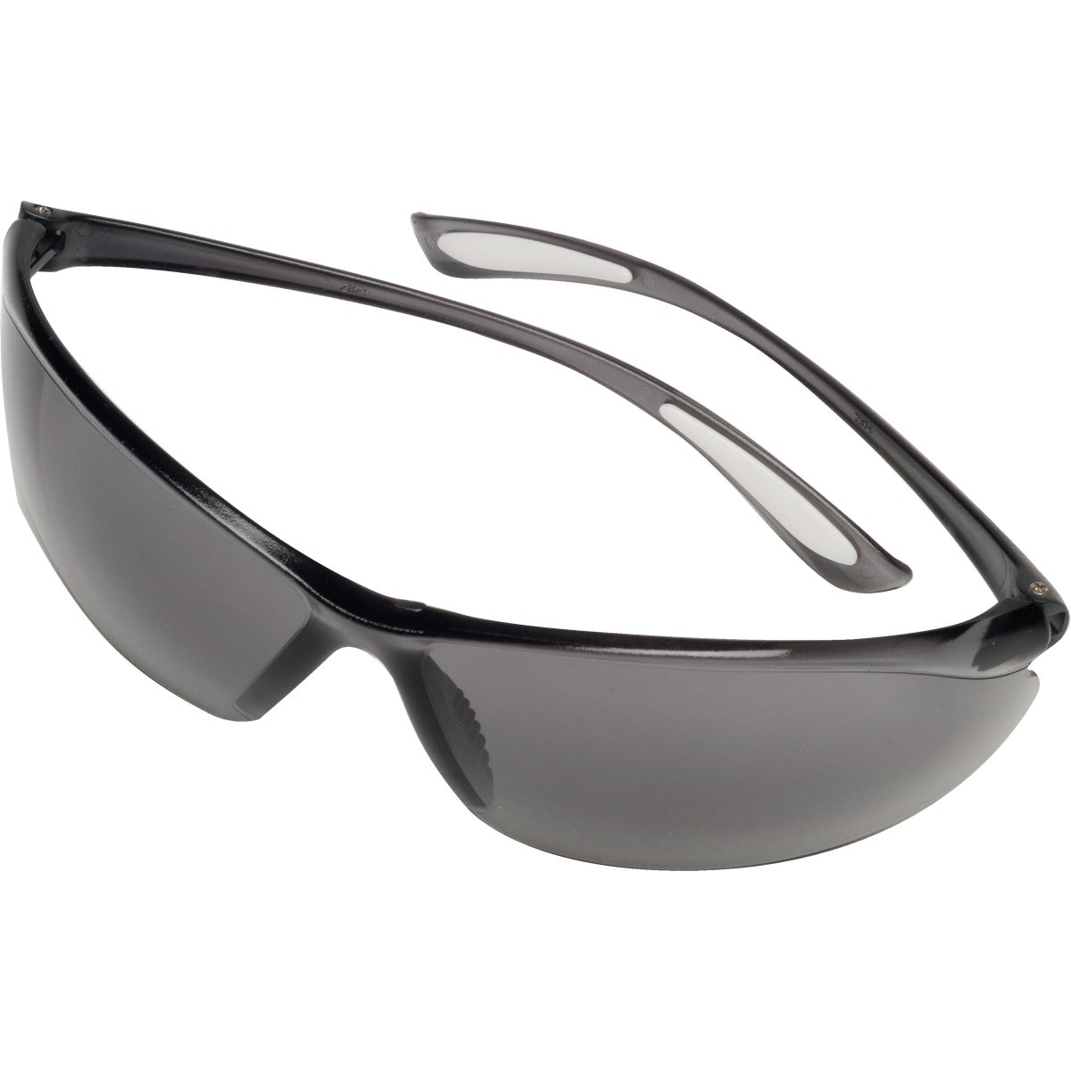 Item 301230, Lightweight, stylish safety glasses with gray lens provide maximum ultra 