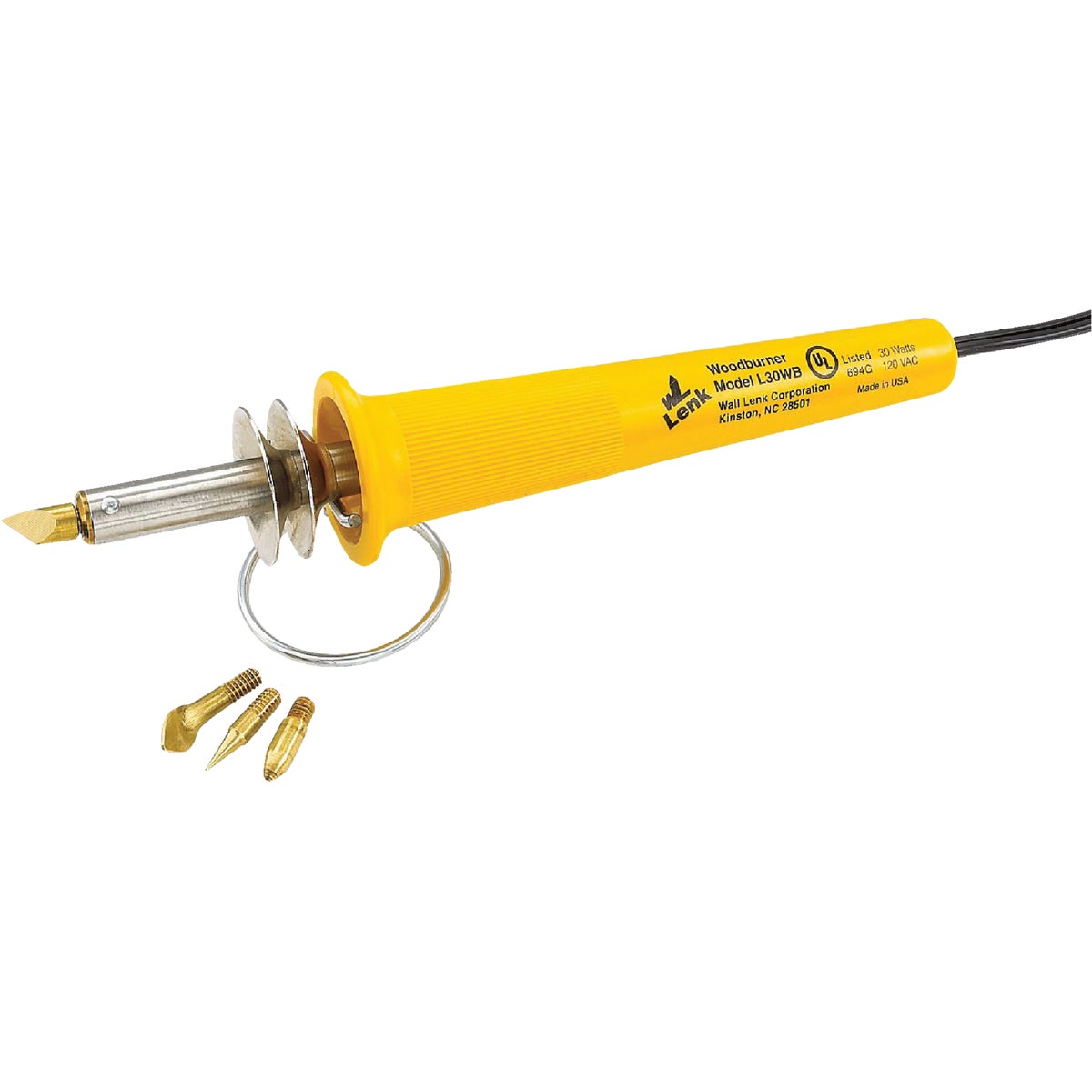 Item 301319, Professional woodburning kit includes: 30W woodburner, all-purpose tip (1