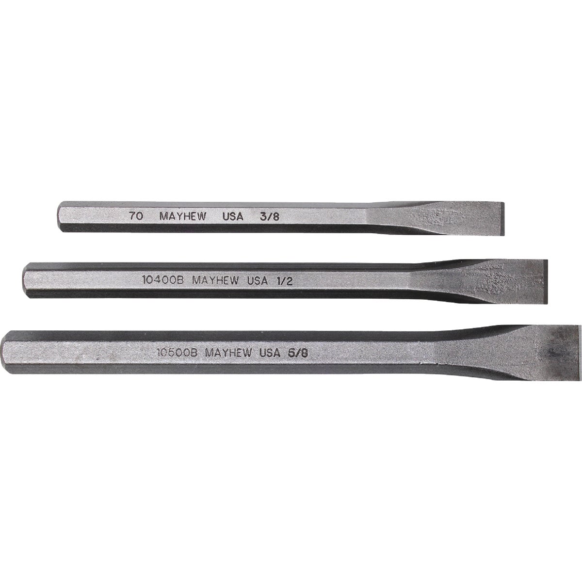 Item 301554, Cold chisels are used for cutting and shaping metals softer than the 