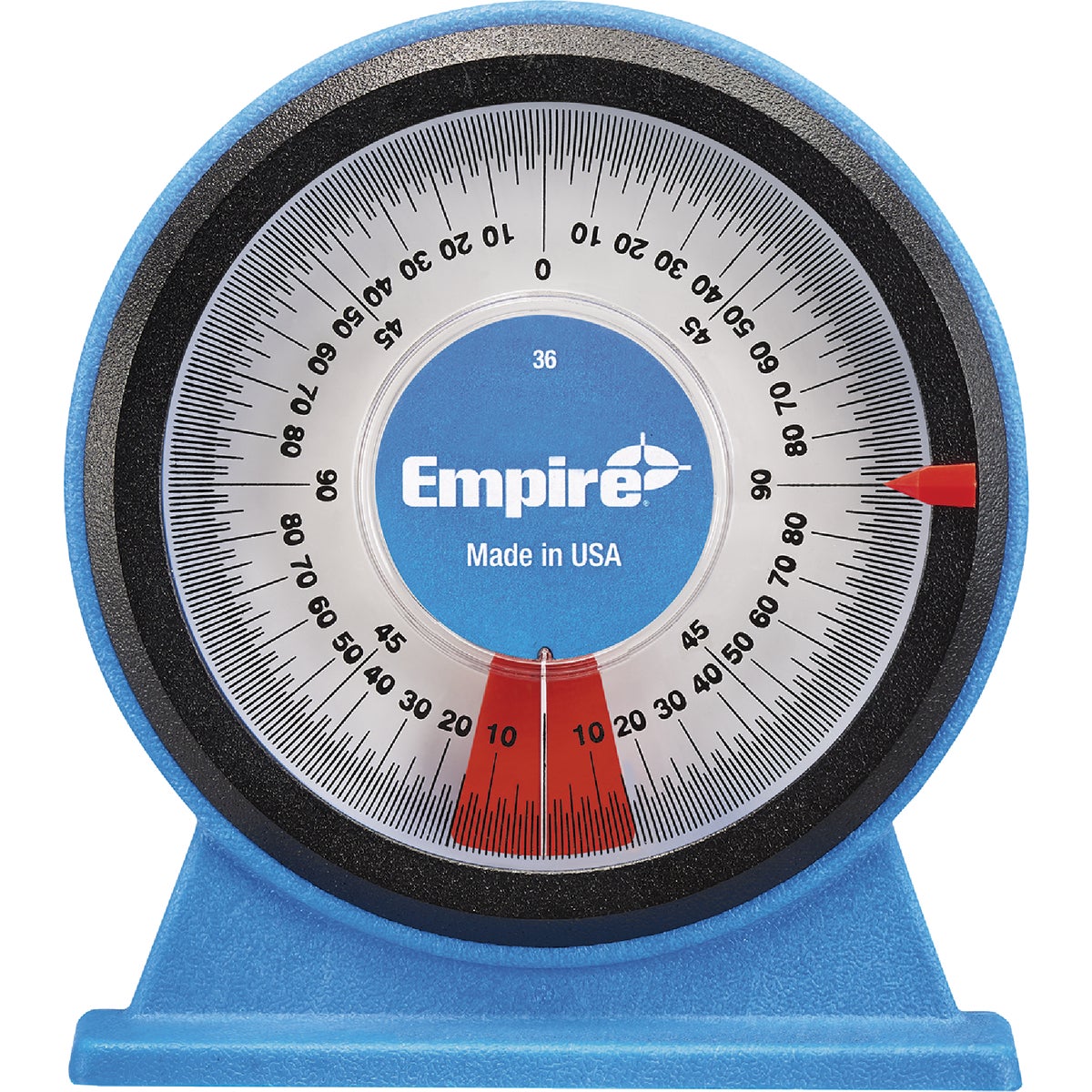 Item 303359, Magnetic base and back. Easy reading dial with adjustable angle pointer.