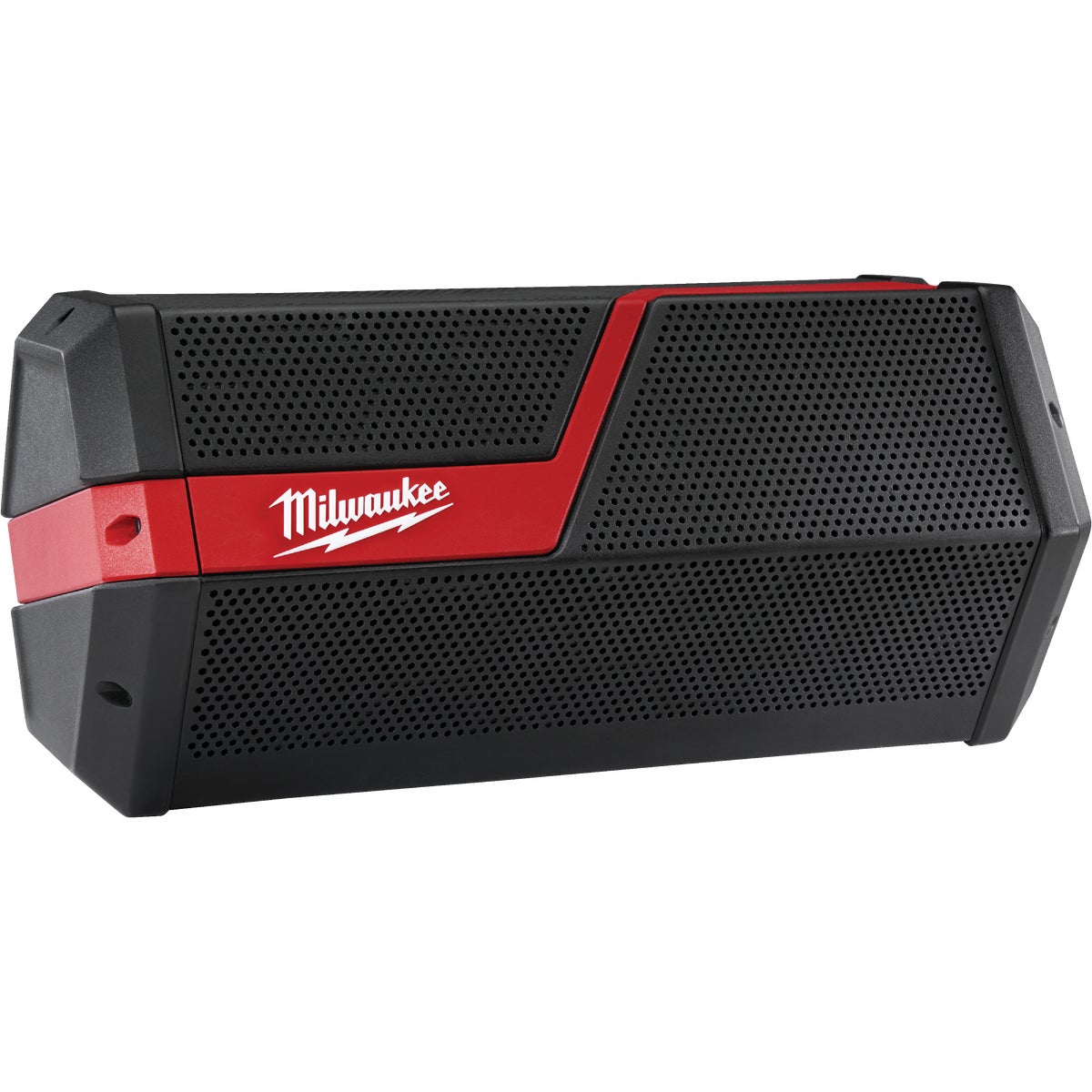 Item 303420, M18/M12 wireless job site speaker delivers clear and loud sound on or off 
