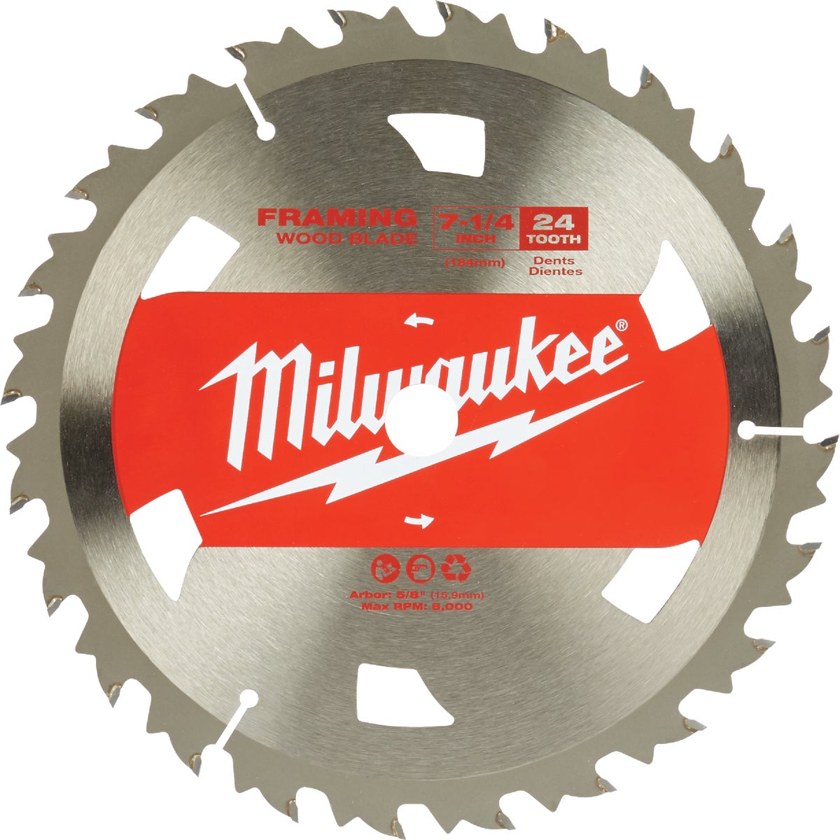 Item 304031, Milwukee circular saw blades provide longer life, increased accuracy and 