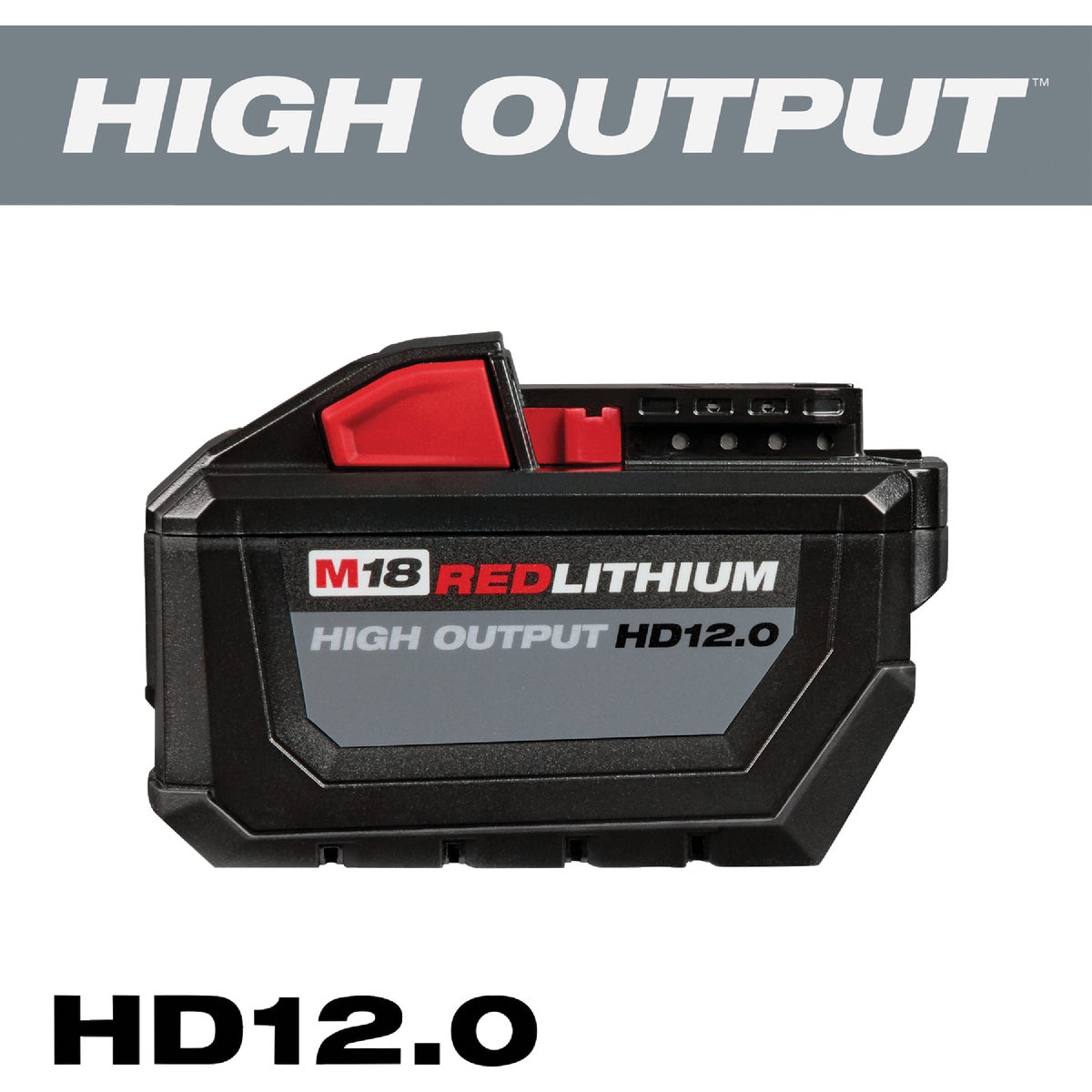 Item 304037, The M18 REDLITHIUM High Output battery pack provides 50% more power and 