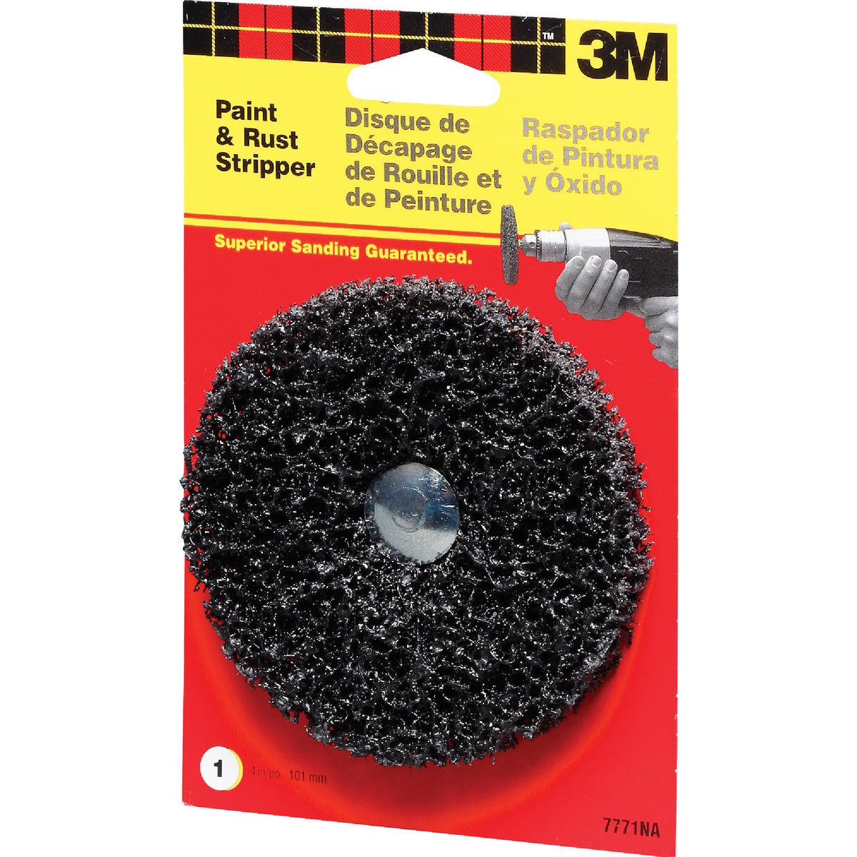 Item 305084, Flexible disc and is perfect for removing paint &amp; rust from flat or 