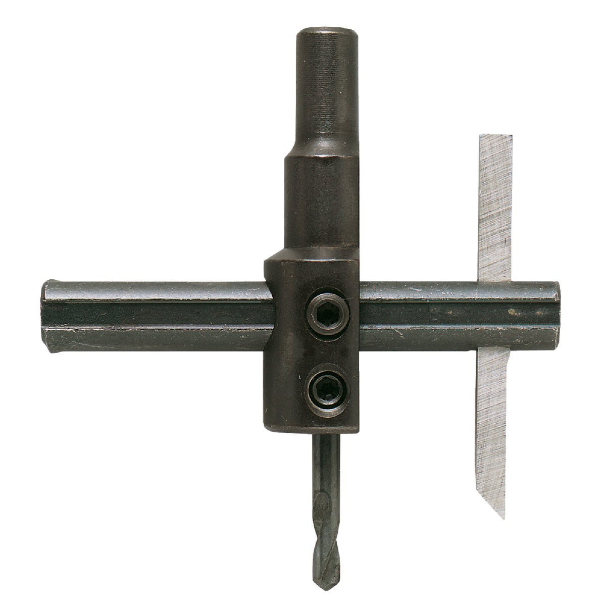 Item 306760, For cutting circles in sheet metal, mild steel, hardboard, plywood, brass, 