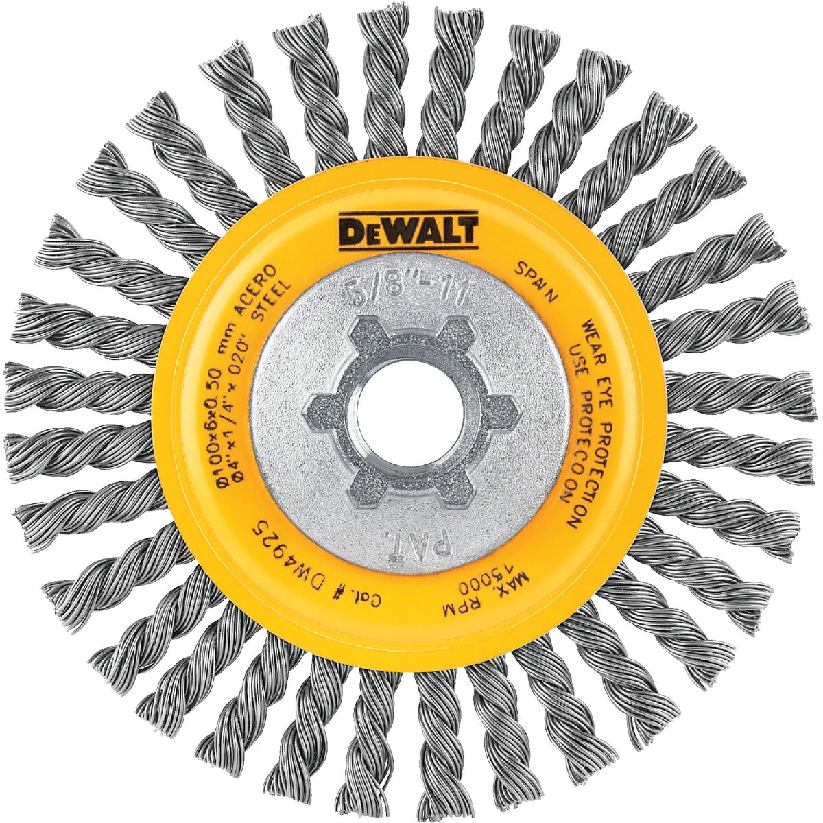 Item 312281, High tensile, heat treated carbon wire provides long lasting aggressive 