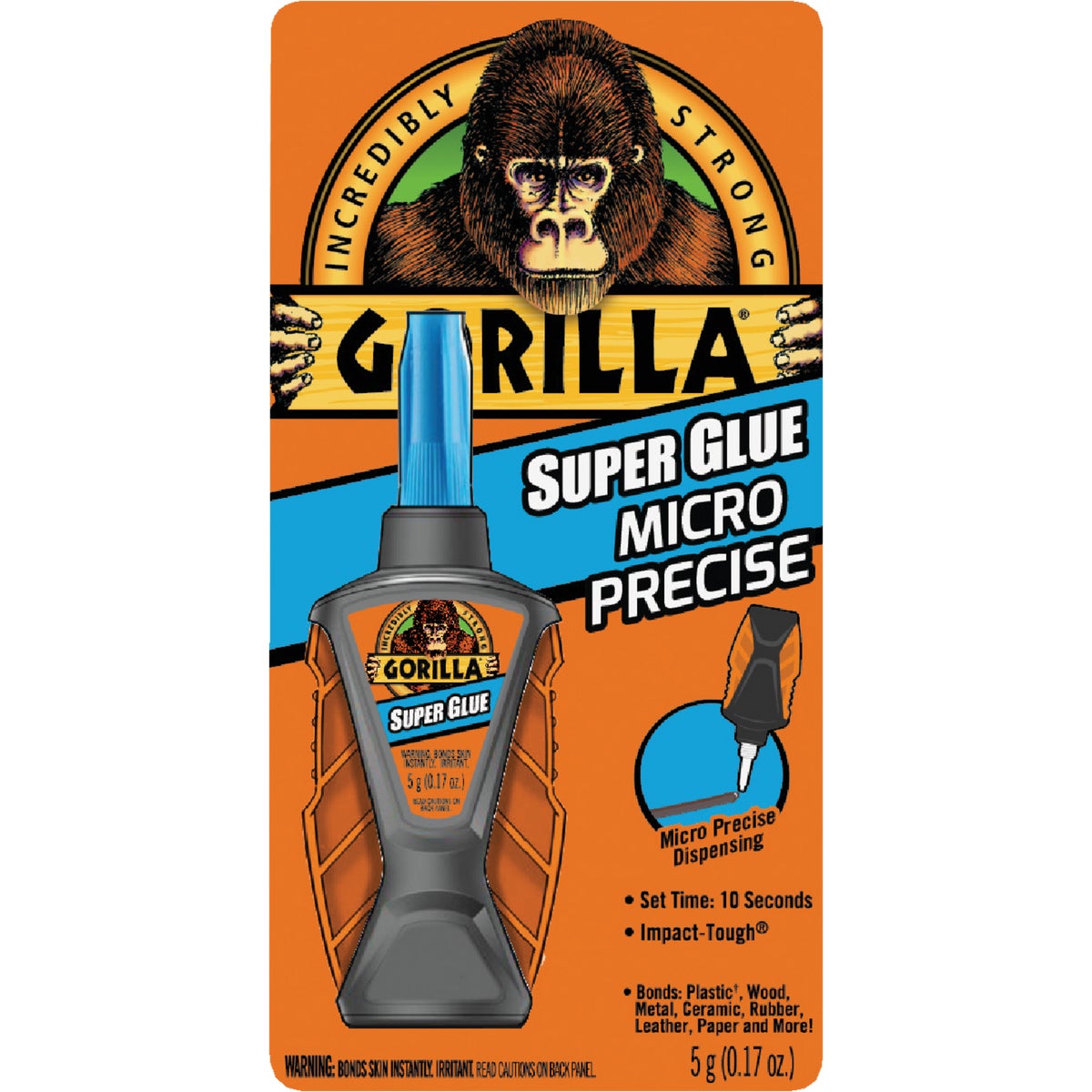 Item 312947, Gorilla super glue in an easy-to-use, precise, controlled dispensing tool.