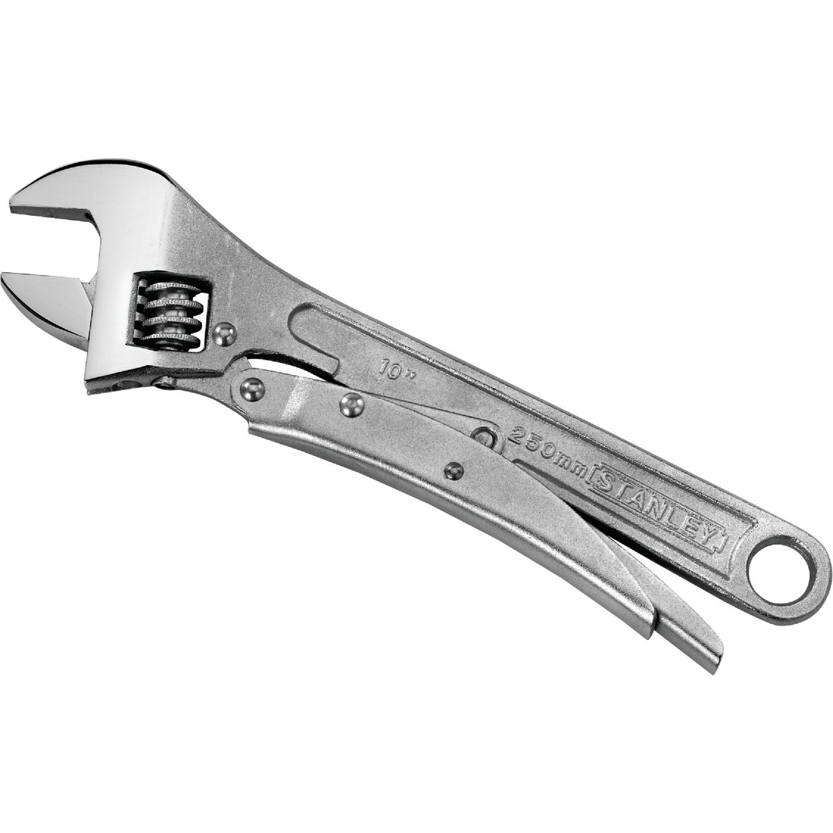 Item 319732, 2 tools in 1: Traditional adjustable wrench and locking pliers.