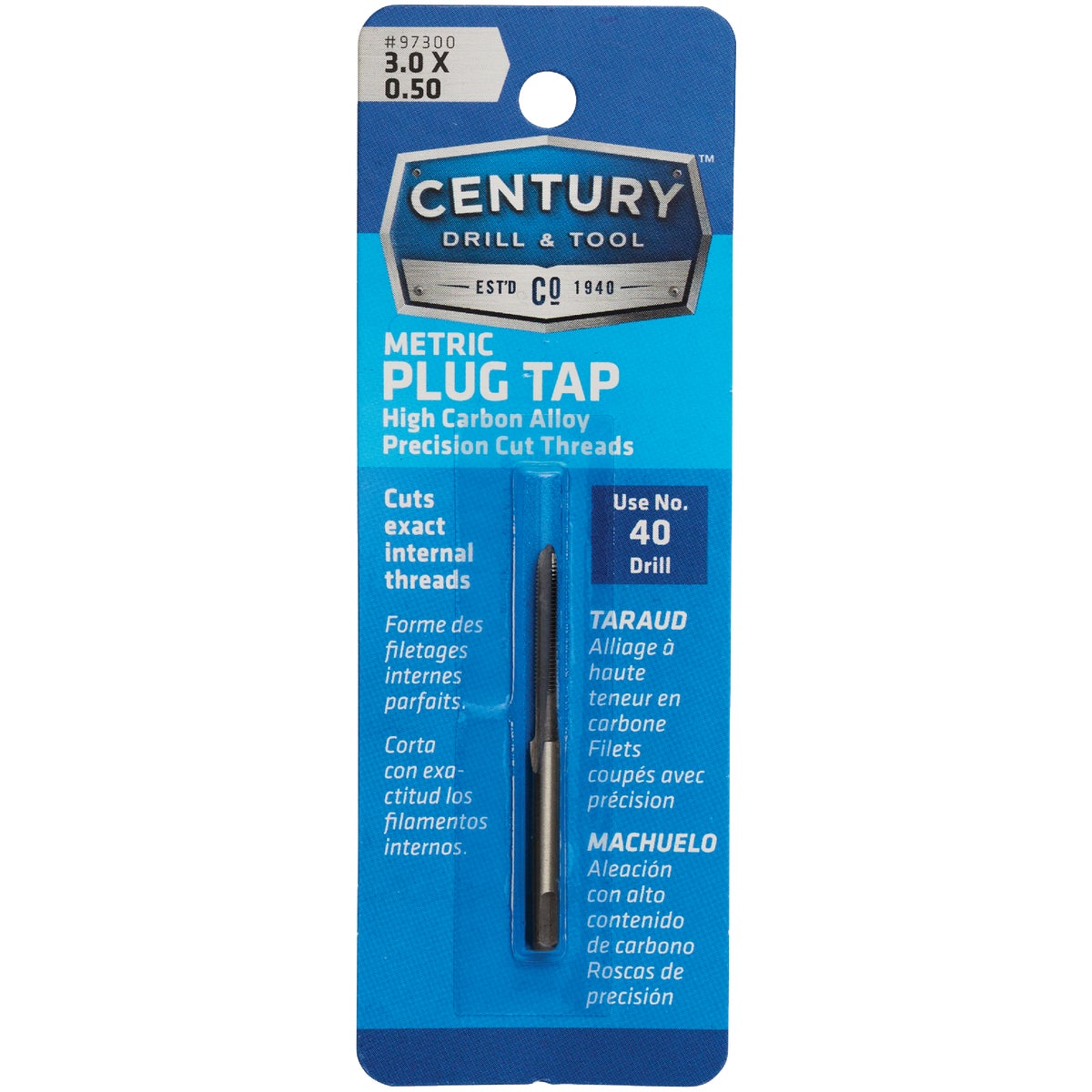 Item 324108, Metric taps-plug style.