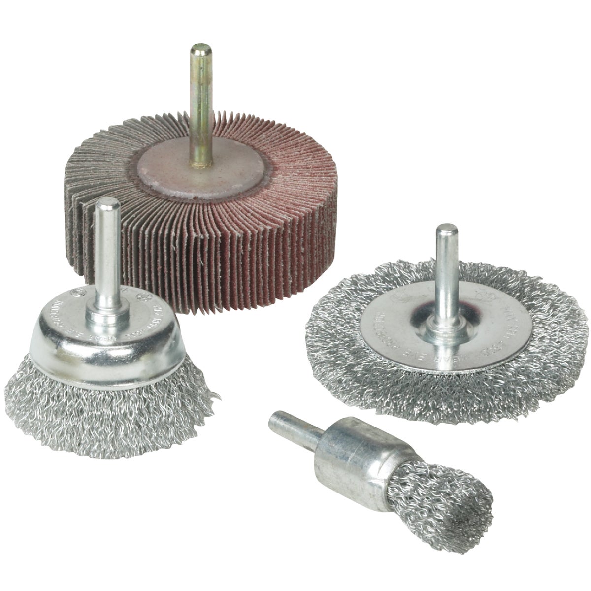 Item 324562, Ideal for cleaning and finishing hard-to-reach areas and removing rust, 