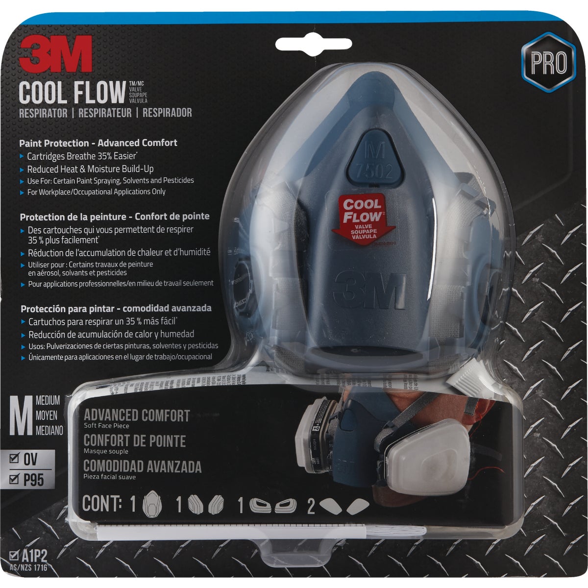 Item 337617, Part of our Pro Series line, the 3M cool flow valve Respirator Paint 