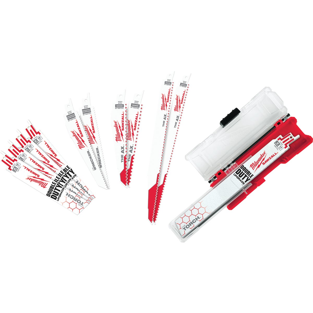 Item 338851, The 12-Piece SAWZALL Demolition Blade Set features an assortment of our 