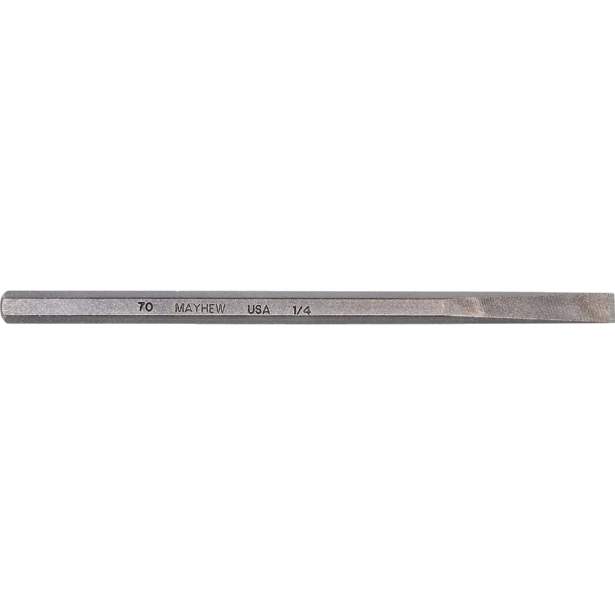 Item 340205, Cold chisels are used for cutting and shaping metals softer than the 