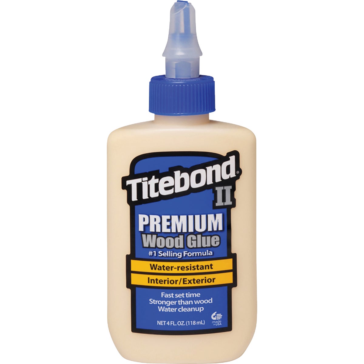 Item 343404, Titebond II Premium Wood Glue is the only leading brand, one-part wood glue