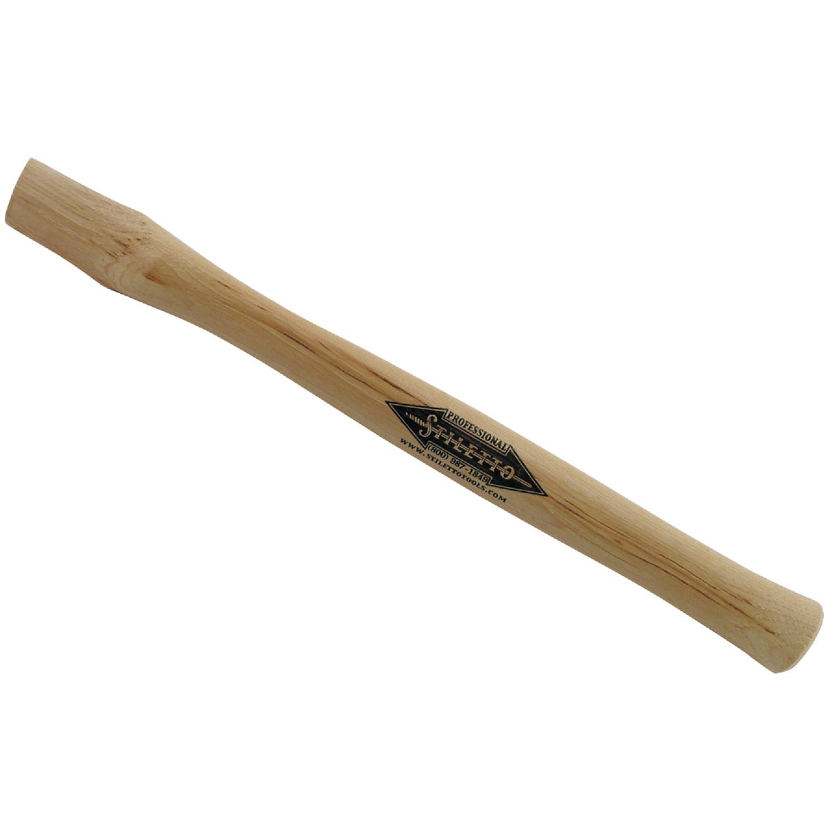 Item 344924, 18 In. hickory reverse axe-eye replacement handle which fits 12 and 14 Oz.