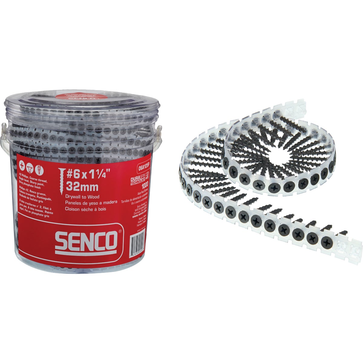 Item 348503, Sharp point drywall screws used for fastening interior drywall to wood.