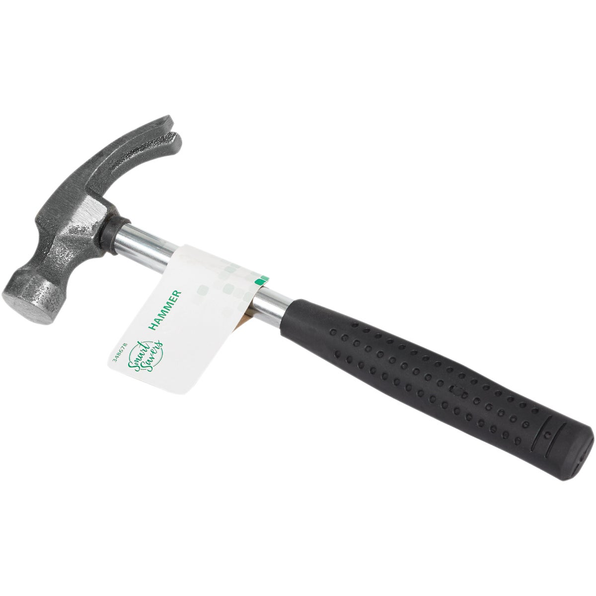 Item 348678, Smart Savers hammer. 8-ounce head weight, 10-inch total length.