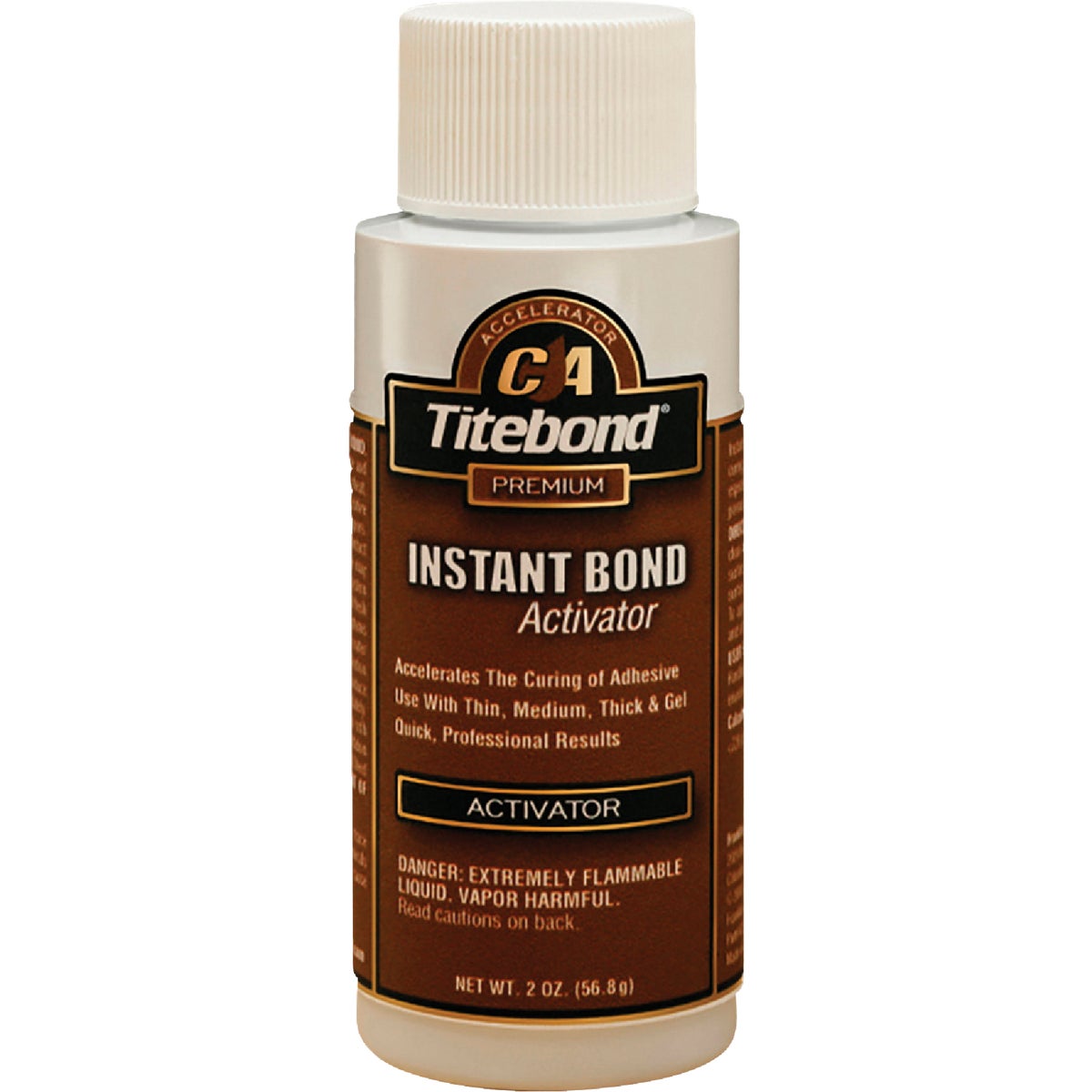 Item 349705, Accelerates the curing time for Titebond instant bond products.