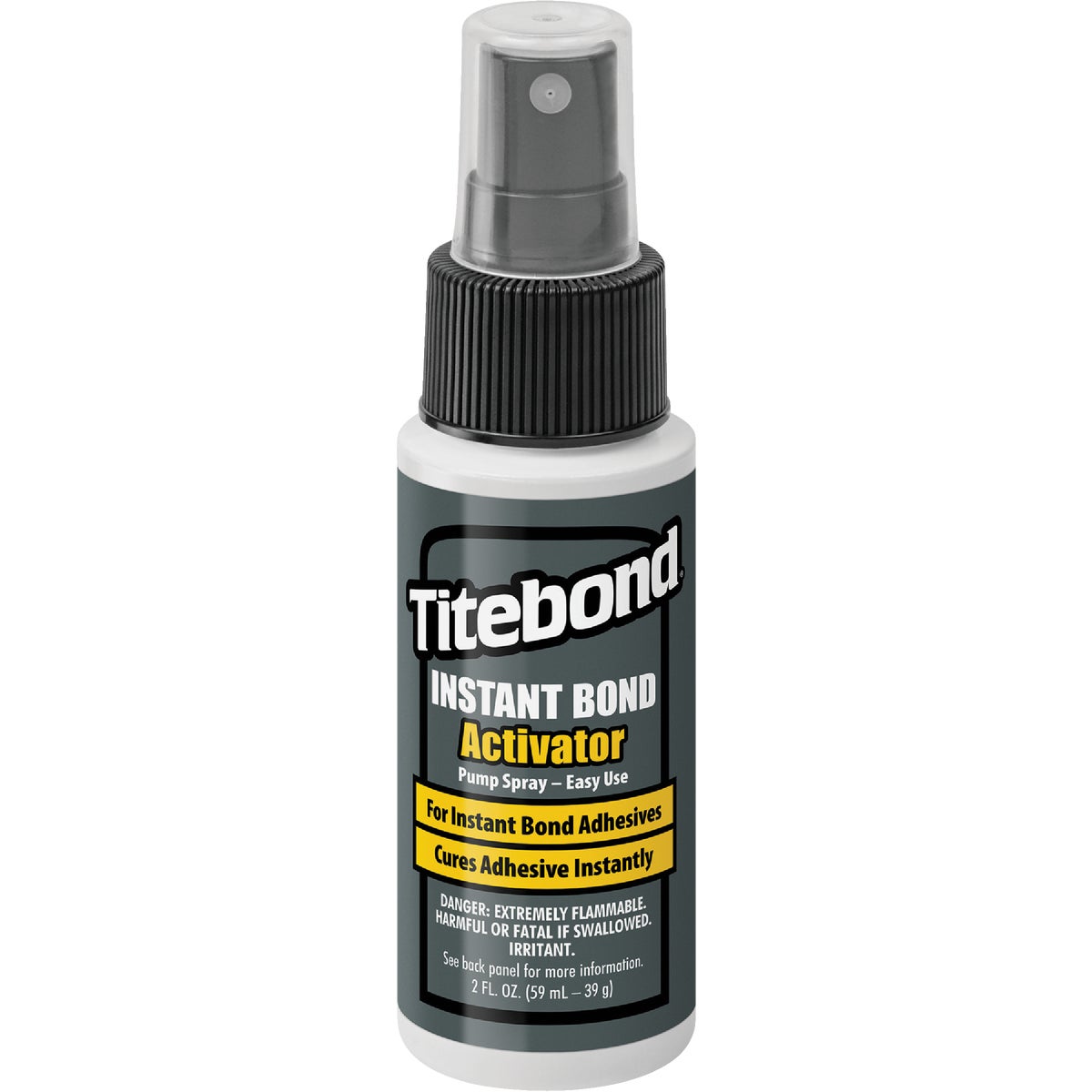 Item 349705, Titebond Instant Bond is a two-part bonding system that takes between 5 - 