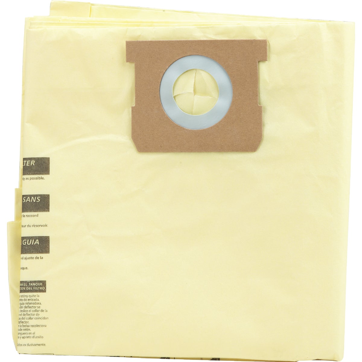 Item 353842, High efficiency replacement paper dust filter bag.