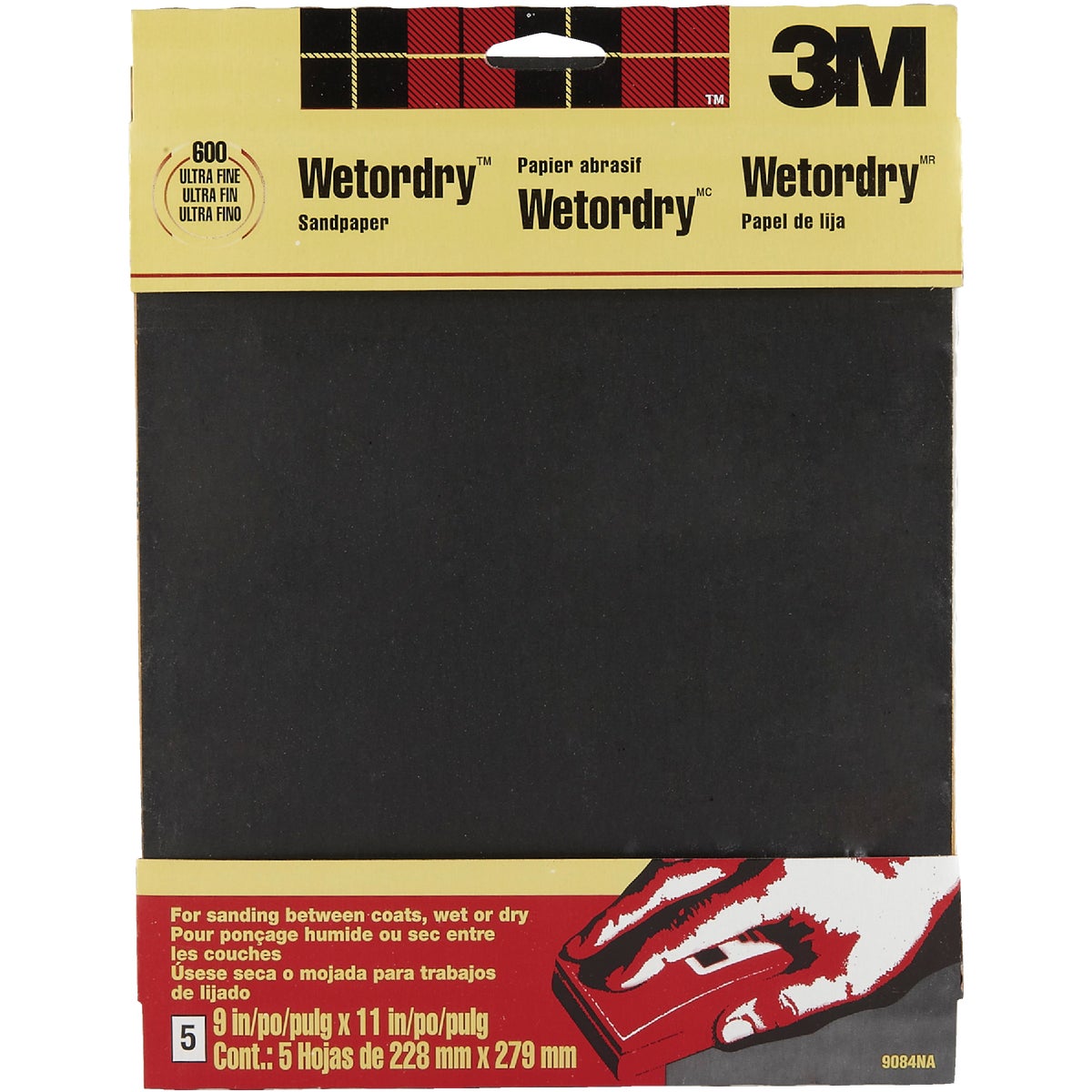 Item 357232, 3M Wetordry sandpaper cuts fast and smooth, and it can also be used to 