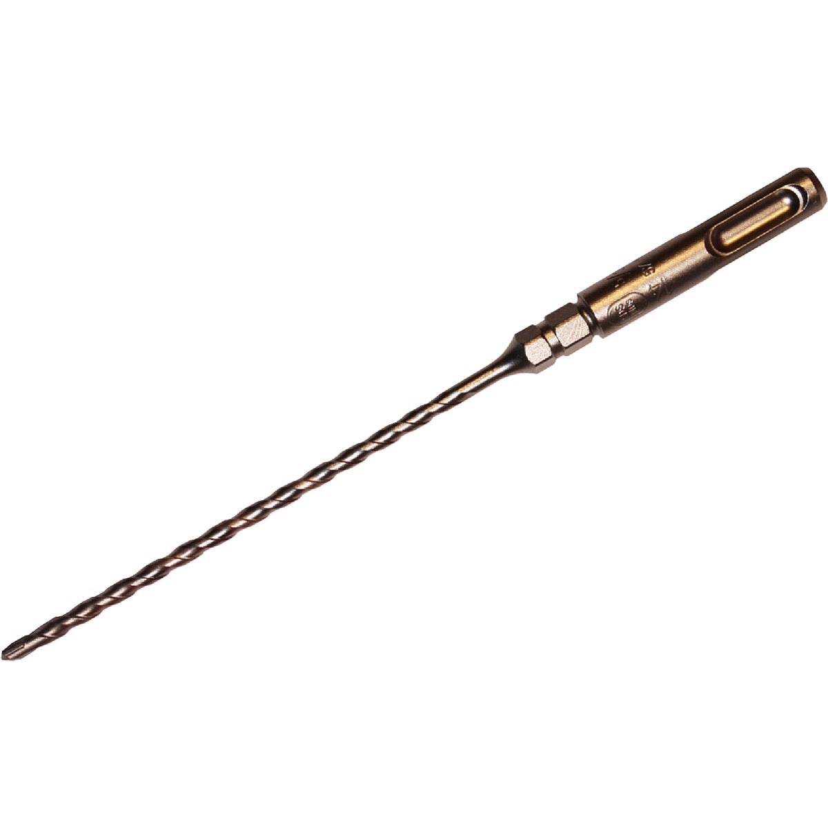 Item 361833, SDS bits have carbide vacuum brazed to heat-treated steel shanks.