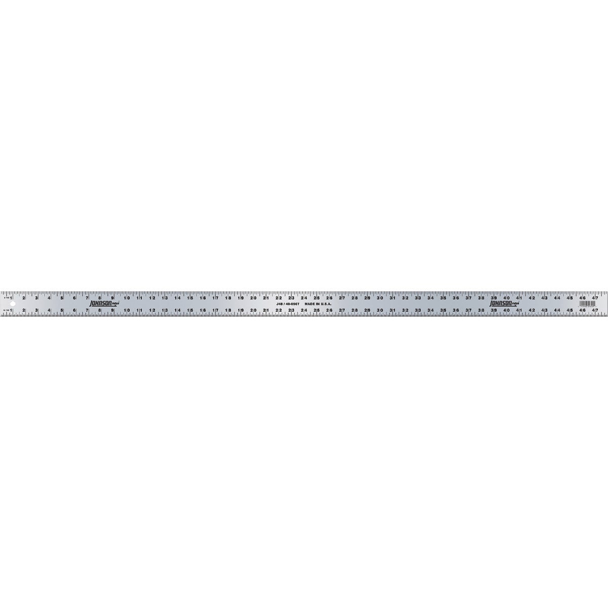 Item 365947, Screened, thermal-bonded increment graduations in 1/8 In. and 1/16 In..