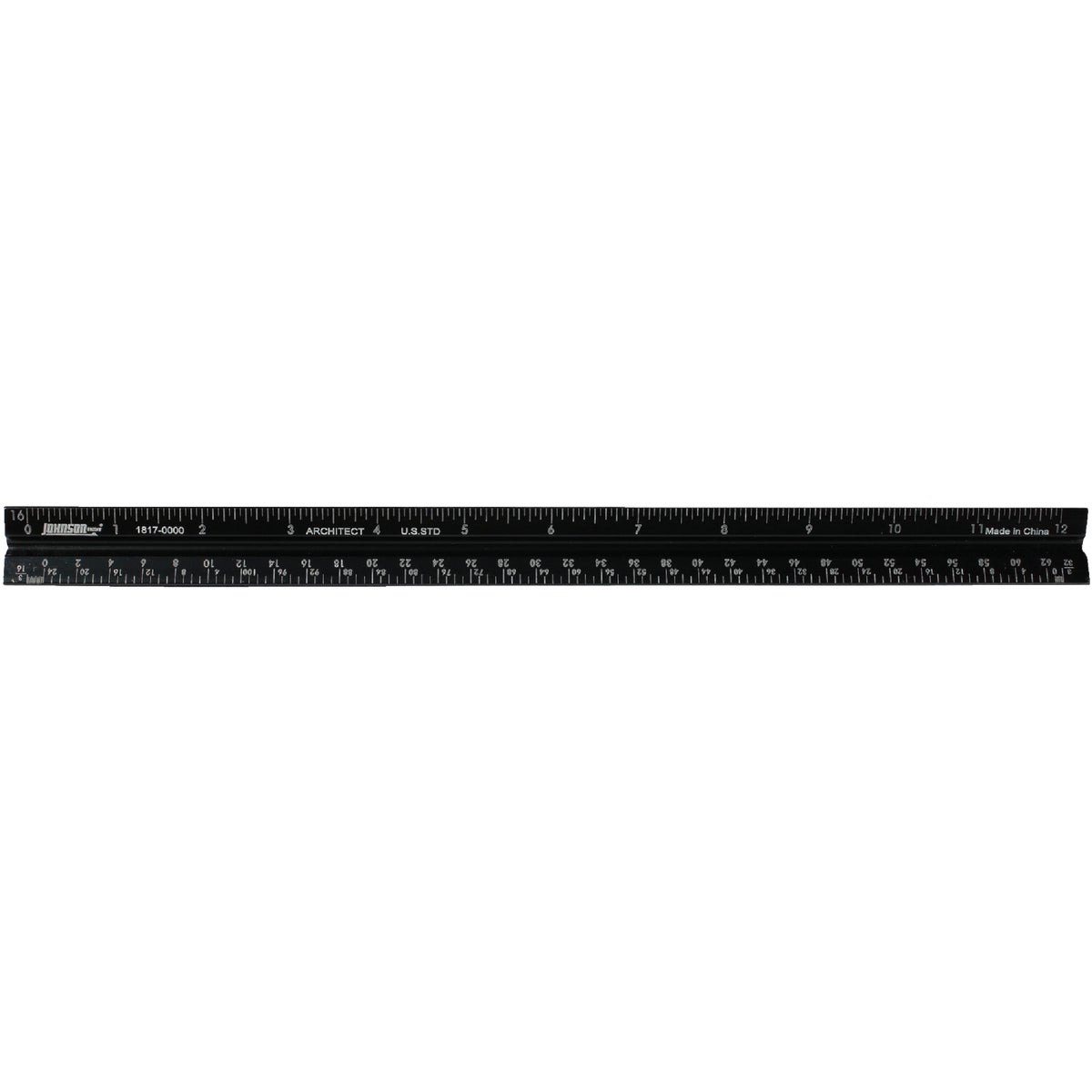 Item 365982, Aluminum extruded triangular ruler with anodized finish.