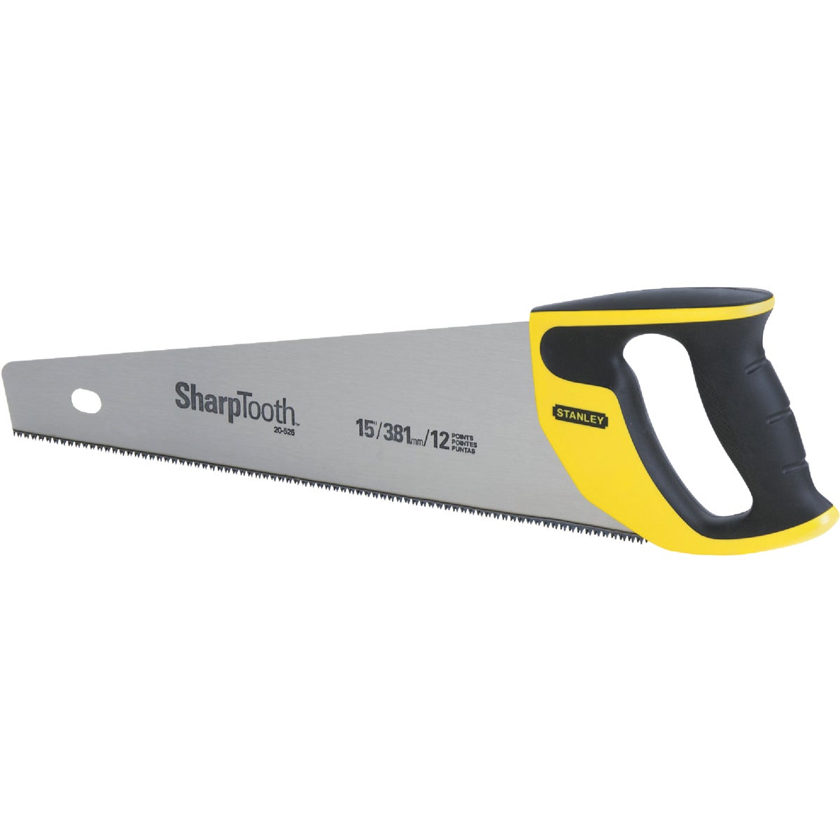 Item 396060, Uses 3 cutting surfaces to cut faster than conventional Stanley hand saws.