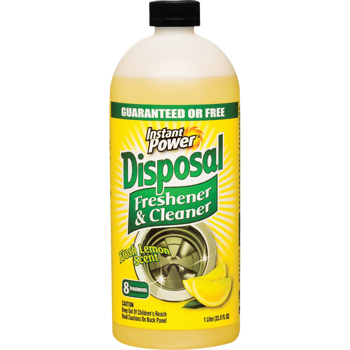 Item 400473, Lemon scent, instant power disposer and drain cleaner is an enzyme 