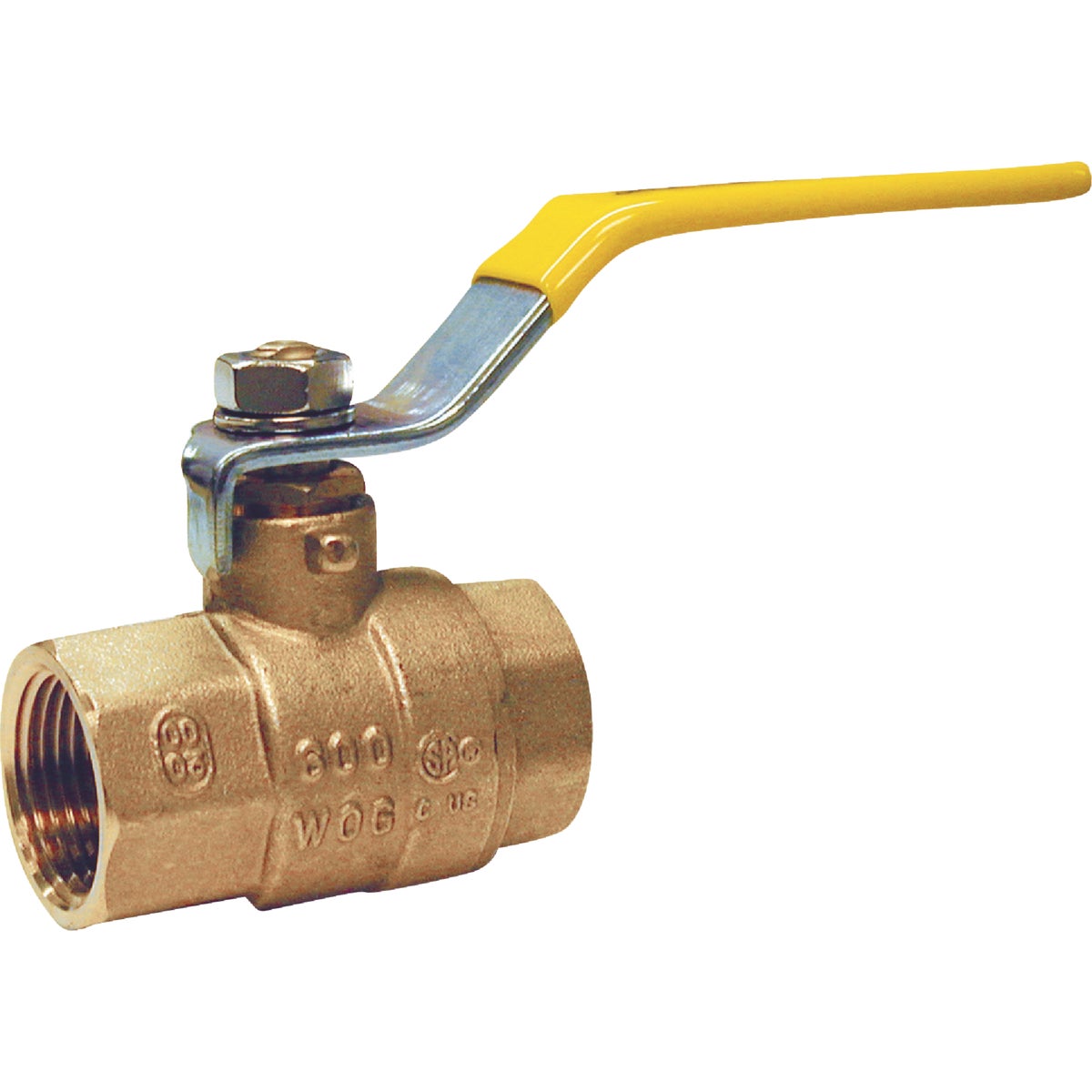 Item 400525, Brass full port packing gland ball valve FIP (female iron pipe) 600 psi (