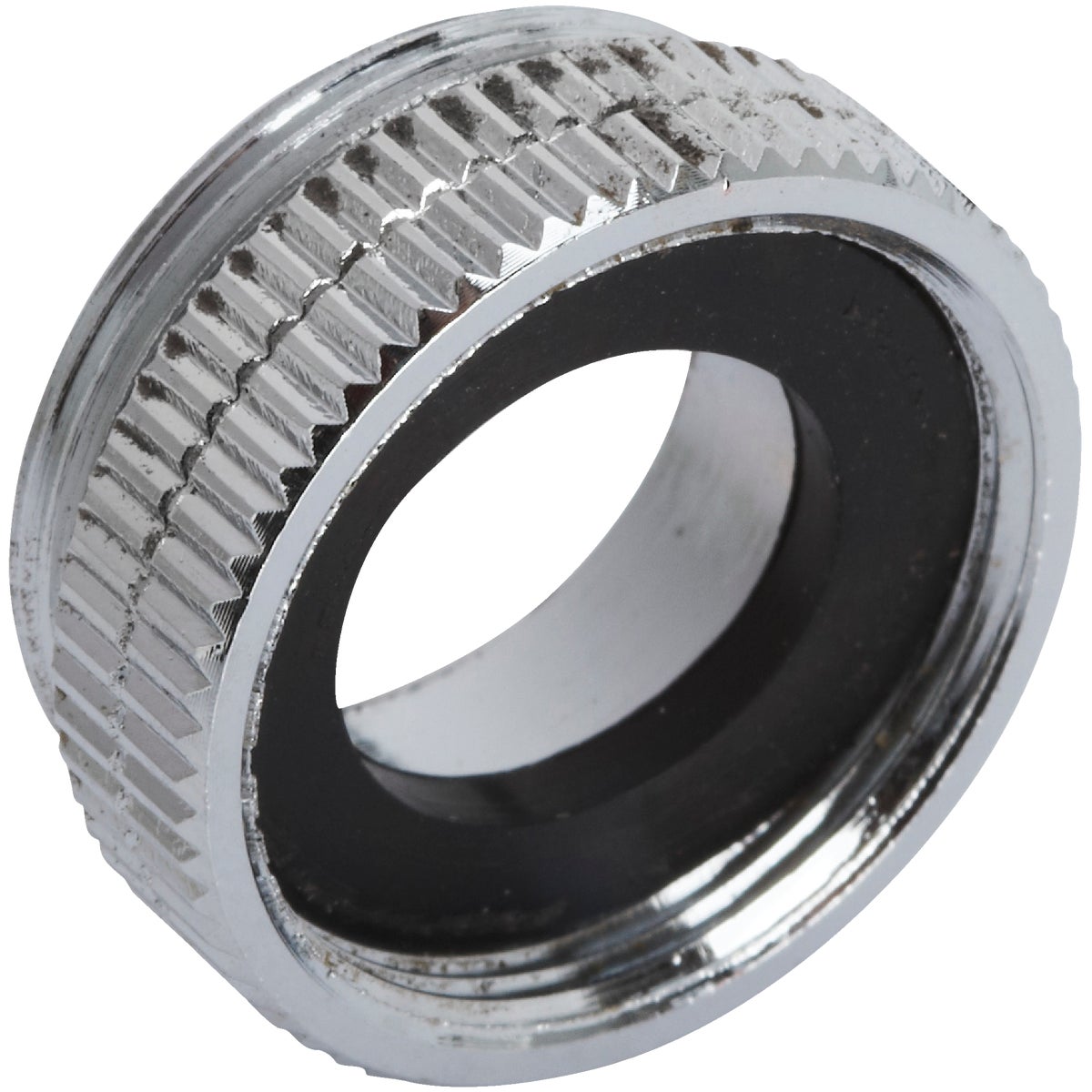 Item 400732, Chrome-plated low lead aerator adapter.