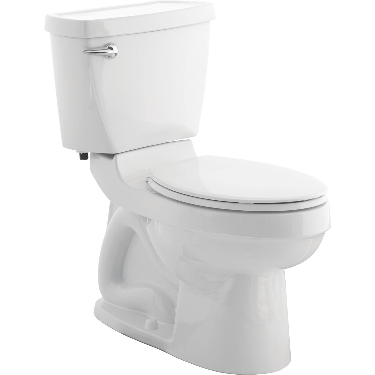 Item 401135, The toilet offers a 2-piece design with a separate tank and ADA (Americans 