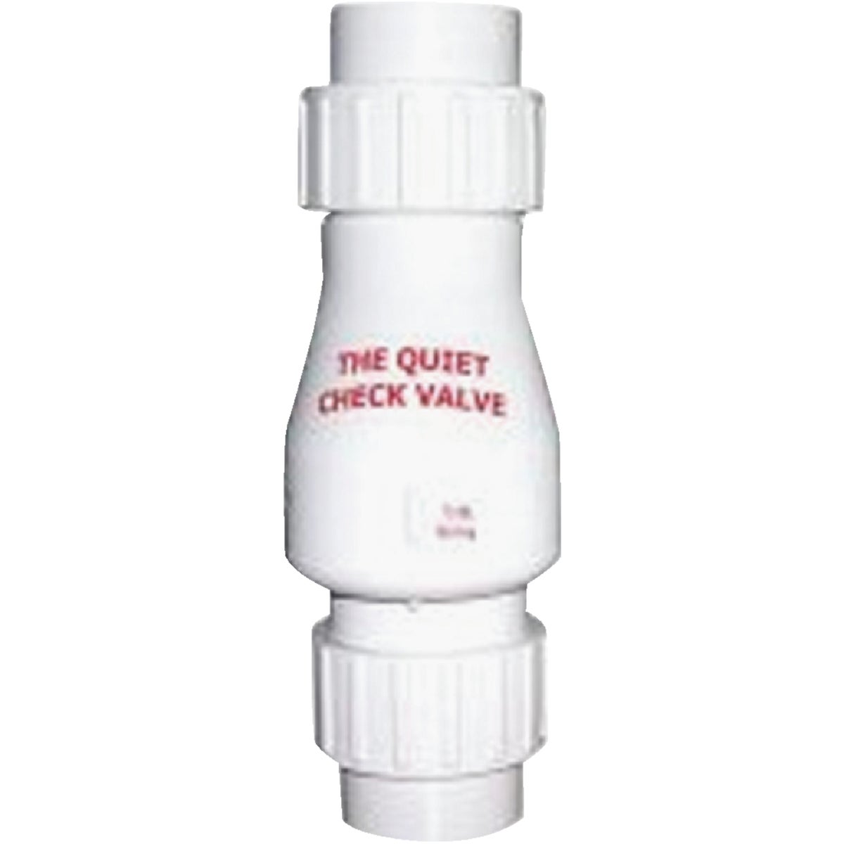 Item 401192, White quiet check valve.