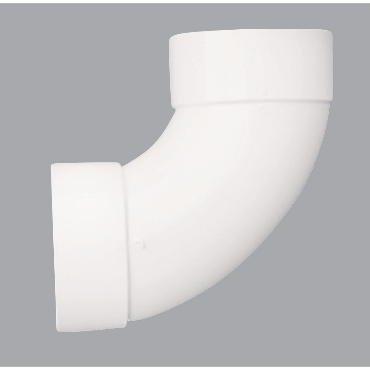 Item 401315, 90 degree Elbow made of PVC material provides durability.