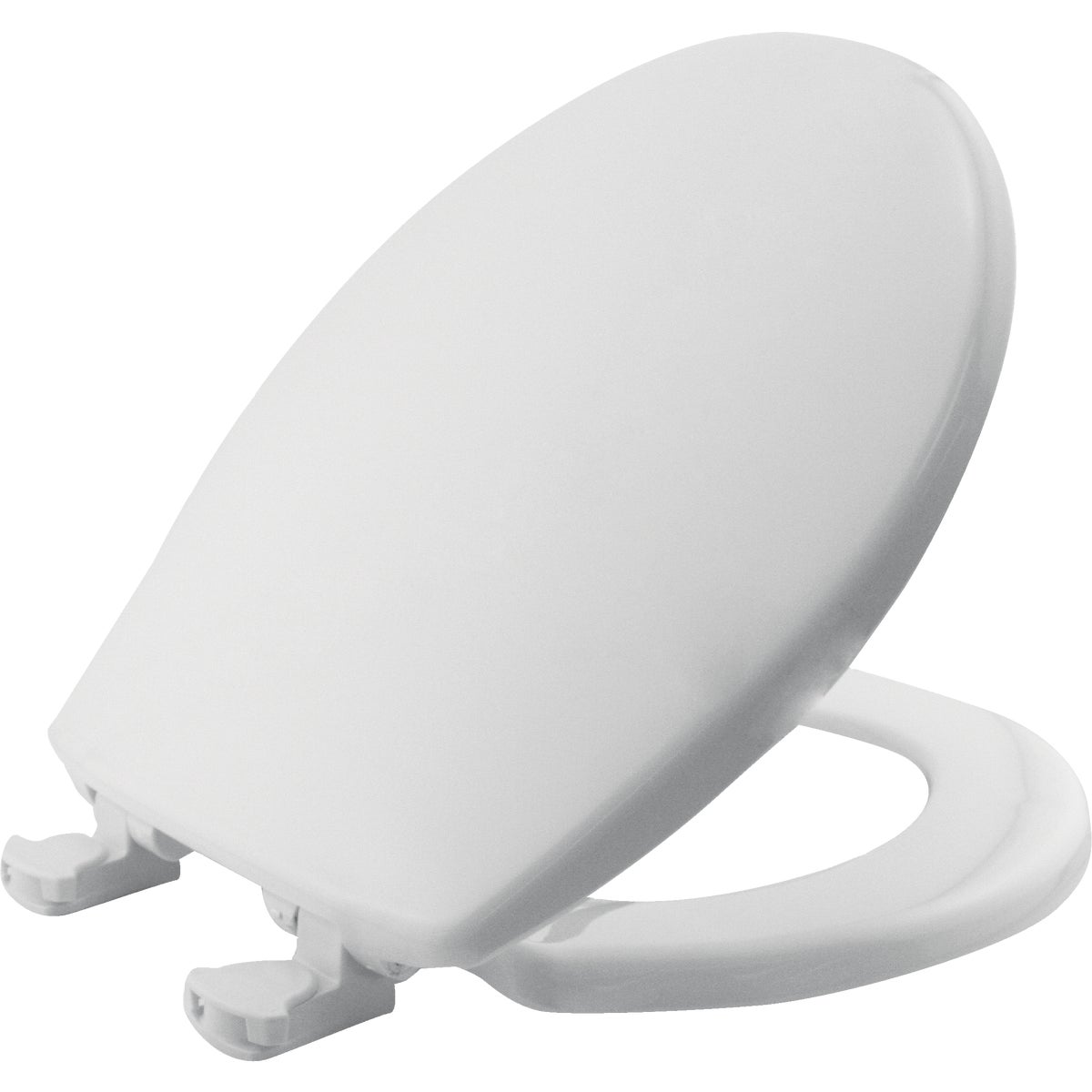 Item 401760, This resilient plastic toilet seat closes slowly to prevent slamming and 