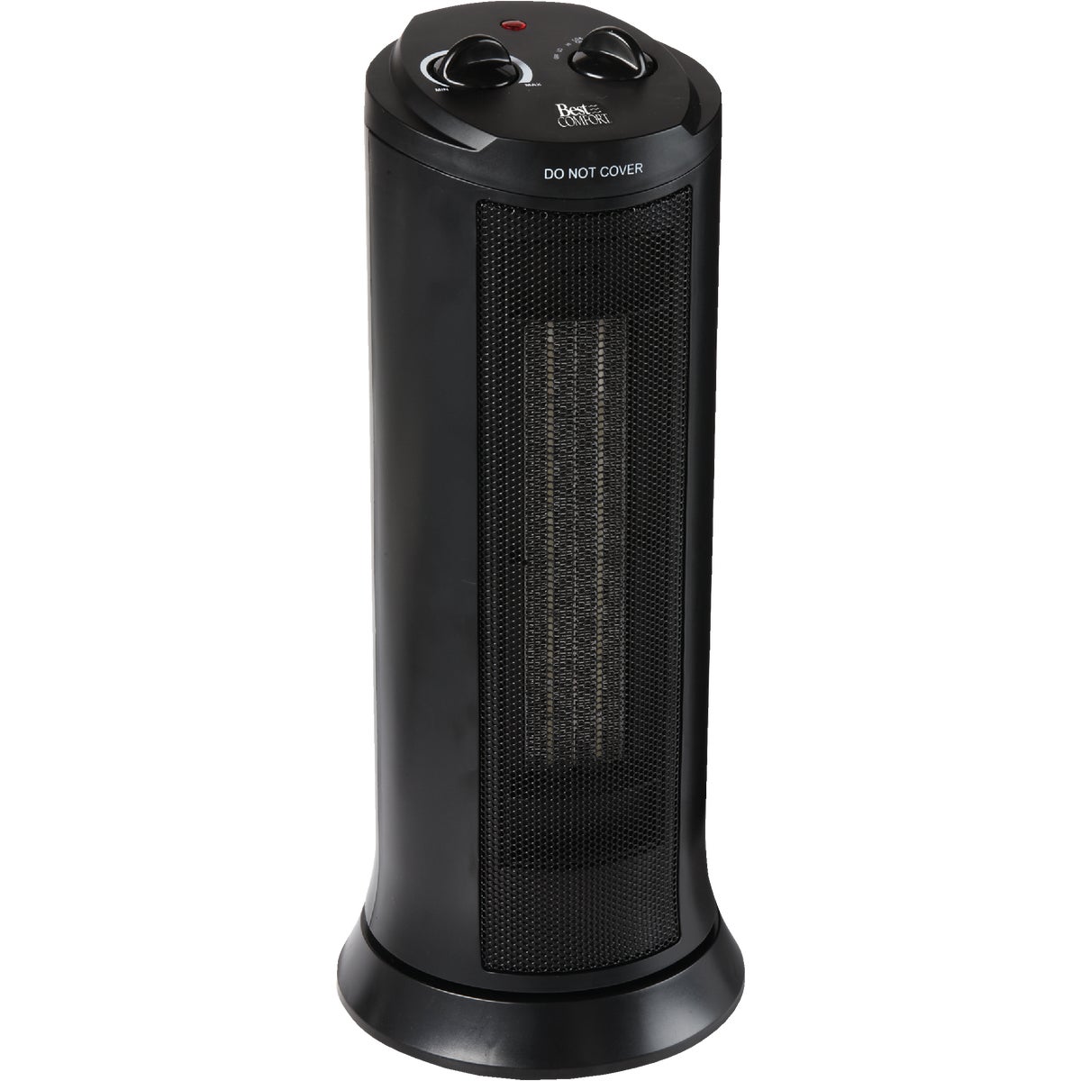 Item 401830, Ceramic heater with adjustable thermostat and two heat settings.